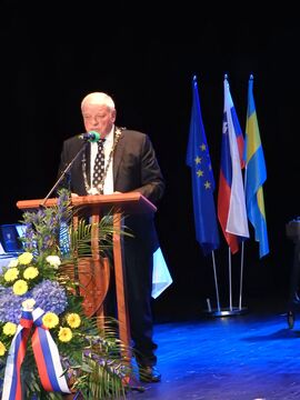 Vse navzoče je pozdravil Franc Čebulj in predstavil opravljeno delo v štiri letnem  obdobju